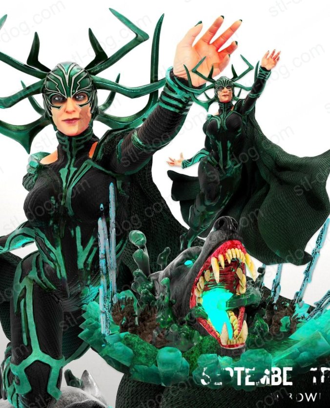 《海拉(Hela) 》3D打印图纸